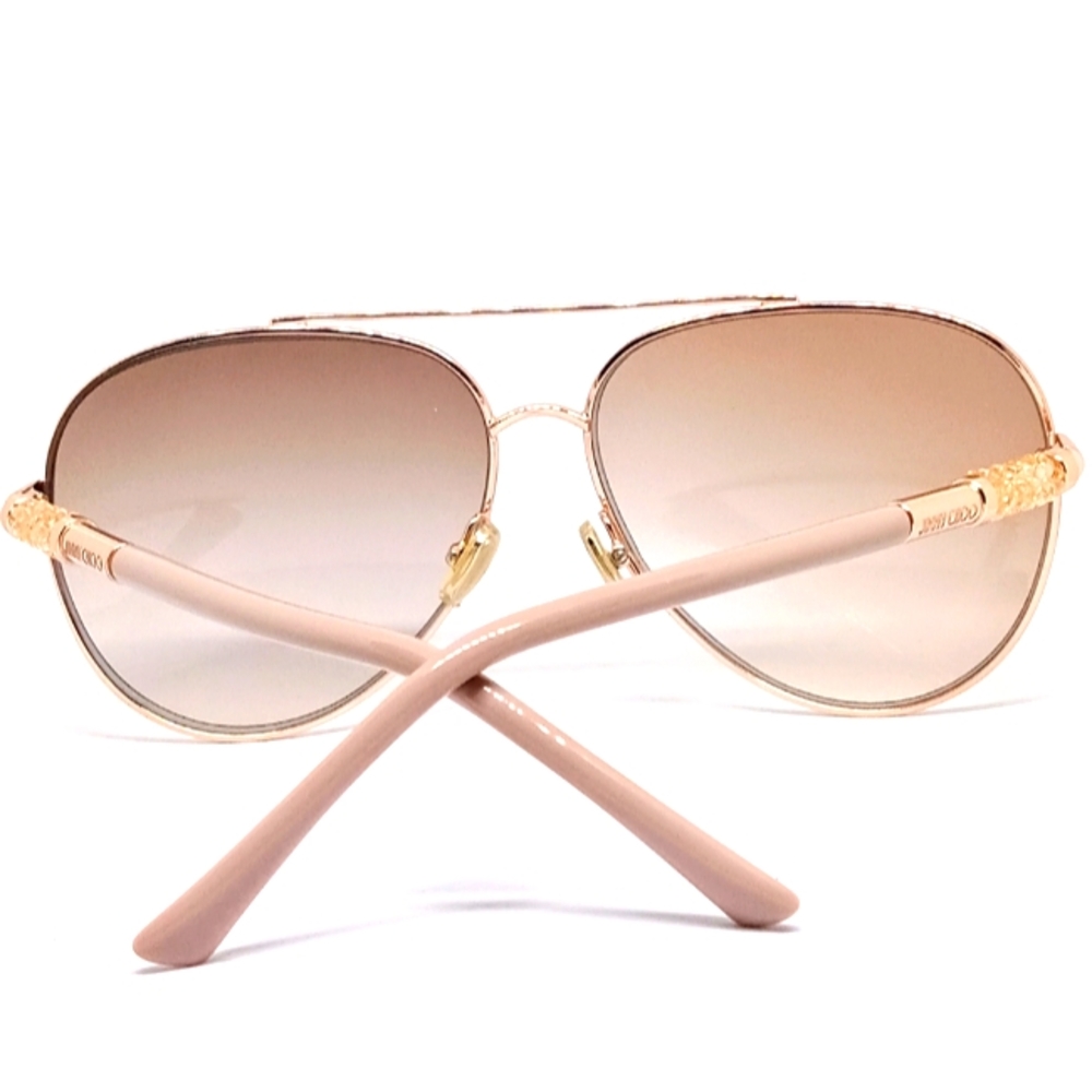 JIMMY CHOO "GRAY/S" SUNGLASSES WITH NON- PRESCRIPTION LENS: - Picture 13 of 15